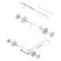 Wheel Assembly for Makita DLM431