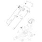Makita DLM432 Handle Assembly