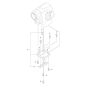 Motor Bracket for Husqvarna DM 400