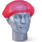 Disposable Mob Cap Fully Elasticated Soft Hair Net One Size Box 1000 Red