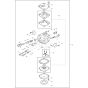 Carburettor Assembly for Makita DPC6200 Disc Cutter