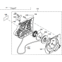 Starter Assembly for Makita DPC6410 Disc Cutter