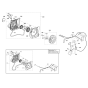 Starter Assembly for Makita DPC6430/MOD Disc Cutter