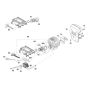 Throttle Assembly for Makita DPC6431