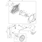 Starter Assembly for Makita DPC7301 Disc Cutter