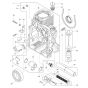 Crankcase Assembly for DPS1850H