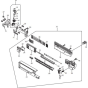 Main Assembly-1for Makita DPT353Z Cordless Nailer