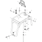 Protective Frame Assembly for Wacker DPU2540H-5000610035 (Diesel-Recoil Starter) Rev.108 Reversible Plate Compactor