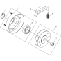 Centrifugal Clutch Assembly for Wacker DPU2950Y-5002003022 Rev.100 Plate Compactor