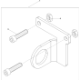 Towing Eye Assembly for Wacker DPU3750HTS 5000610321 (Diesel-Recoil Starter) Rev. 100 Reversible Plate Compactors