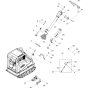 Vibratory Plate Assembly for Wacker DPU4045H-5000610044 (Diesel-Crankstarter) Rev.107 Reversible Plate Compactor