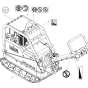 Labels Assembly for Wacker DPU4545H-5000610348 (Diesel-Crankstarter) Rev.100 Reversible Plate Compactor