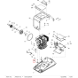 Upper Mass Assembly for Wacker DPU4545H-5000610348 (Diesel-Crankstarter) Rev.100 Reversible Plate Compactor