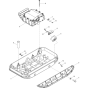 Baseplate Assembly for Wacker DPU4545H-5100009661 (Diesel-Crankstarter) Rev.101 Reversible Plate Compactor