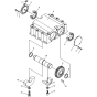 Exciter 1 Assembly for Wacker DPU5045H-5000011551 Rev.107 Plate Compactor