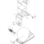 Upper Mass 1 Assembly for Wacker DPU5045H-5000102442 Rev.105 Plate Compactor