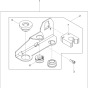 Kit Mounting Starting Crank Assembly for Wacker DPU6555HS-5000011535 Rev.102 Plate Compactor