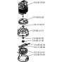 Motor Assembly for Husqvarna DUO TRIMMER Edger