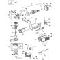 Main Assembly for DeWalt DWE4016 Angle Grinders