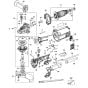 Main Assembly for DeWalt DWE494 Angle Grinders