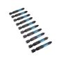 Impact Black Set PZ2 / 50mm / 10 Pack for Makita - OEM No. E-12413