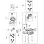 Motor Pump Assembly for Nilfisk
