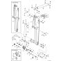 Arm Assembly for BobCat E19