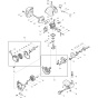 Starter, Cylinder and Piston Assembly for Makita EH760 Hedge Trimmers