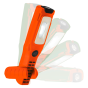 Flexible Magnetic Hand LED Lamp/Torch - Orange. 6 x 0.5W Lamp, 1 x 1W Torch