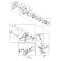 Engine Block Assembly for Makita EHW120