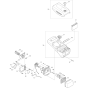 Air Filter and Cover Assembly for Makita EK7650H Disc Cutter