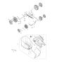 Makita ELM4120 Mower Parts