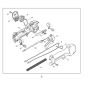 Lever Assembly for Makita EM2650LH