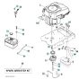 Engine for Husqvarna CTH 194