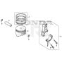 Conrod and Piston for Honda EU22i Generator