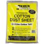 Cotton Dust Sheet 3.6 x 2.7m by Everbuild - DUST