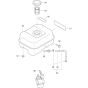 Fuel Tank Assembly for Makita EW2050H Water Pumps