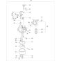 Fuel & Lubricant Assembly for Makita EW2050H Water Pumps