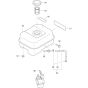 Fuel Tank Assembly for Makita EW2051H Water Pumps