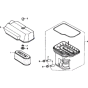 Air Cleaner Assembly for Honda F720 Large Tiller