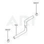 Fuel Tank / Fuel Valve for Kawasaki FA076D Engine