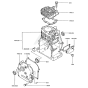 Cylinder / Crankcase for Kawasaki FA130D Engine