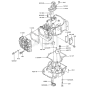 Cylinder / Crankcase for Kawasaki FA210V Engine