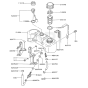 Fuel Tank / Fuel Valve for Kawasaki FA210V Engine