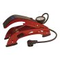 Foot Pump Single Cylinder with Gauge by Faithfull - FP0901
