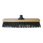 Platform Broom Head Black PVC 45cm (18in) Threaded Socket by Faithfull - PSS25818VFA