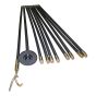 Universal Drain Clean Set (10 x Rods, Plunger & Worm) by Faithfull