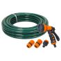 PVC Garden Hose 20m with Fittings & Spray Gun - FAIHOSE20AV