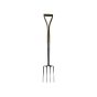 Prestige Stainless Steel Digging Fork Ash Handle