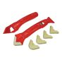 Slicone Scraper Kit Two Piece by Faithfull - 9841736